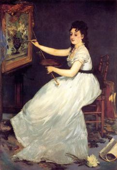 Edouard Manet : Portrait of Eva Gonzales